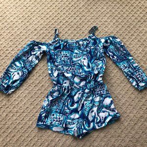 Girls Lily Pulitzer Romper (L)